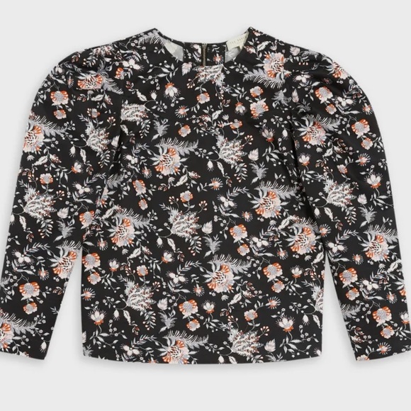 Excellent Conditions Ted Baker Size 1 Aimil
Puff shoulder yoked top - Picture 5 of 6